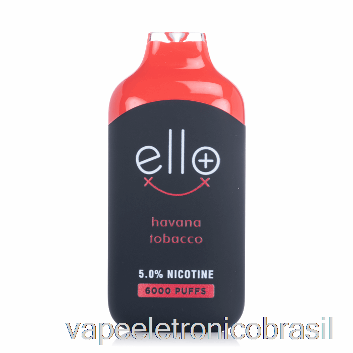 Vape Vaporesso Blvk Ello Plus 6000 Tabaco Havana Descartável